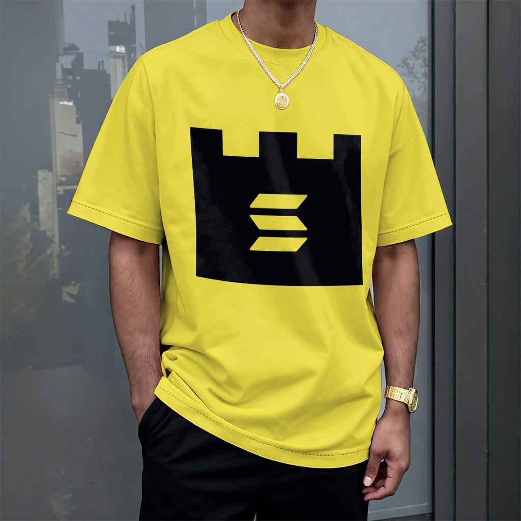 All-Over Print Unisex Drop-shoulder T-shirt|180GSM