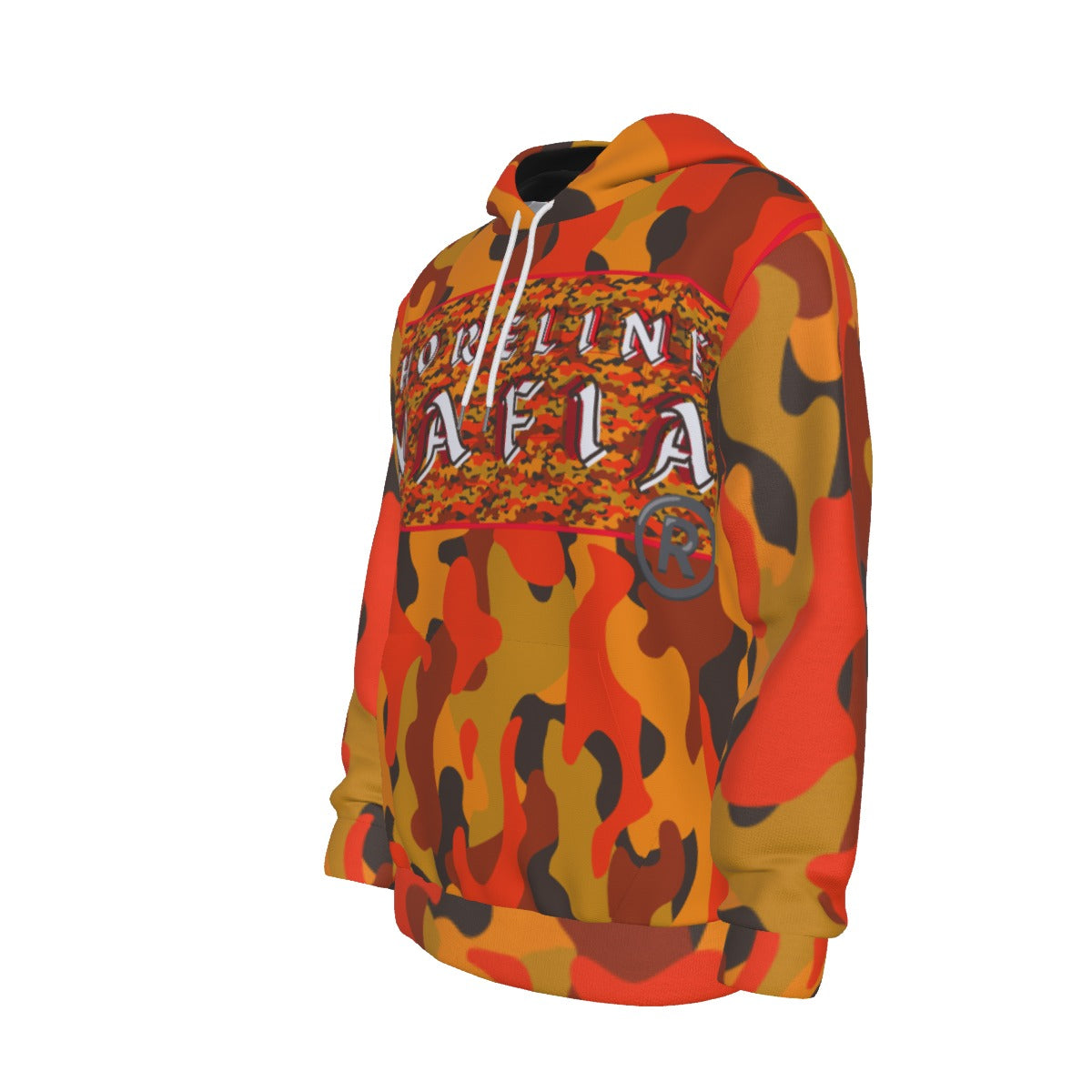 All-Over Print Men's Thicken Pullover Hoodie