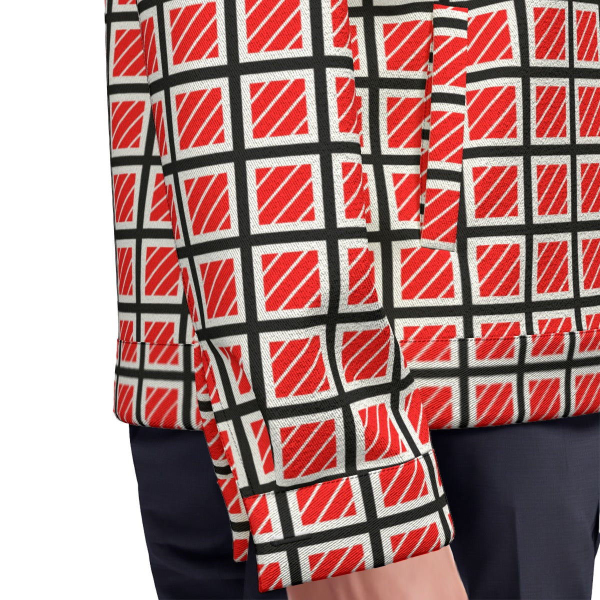 All-Over Print Unisex Lapel Jacket | 245GSM Cotton