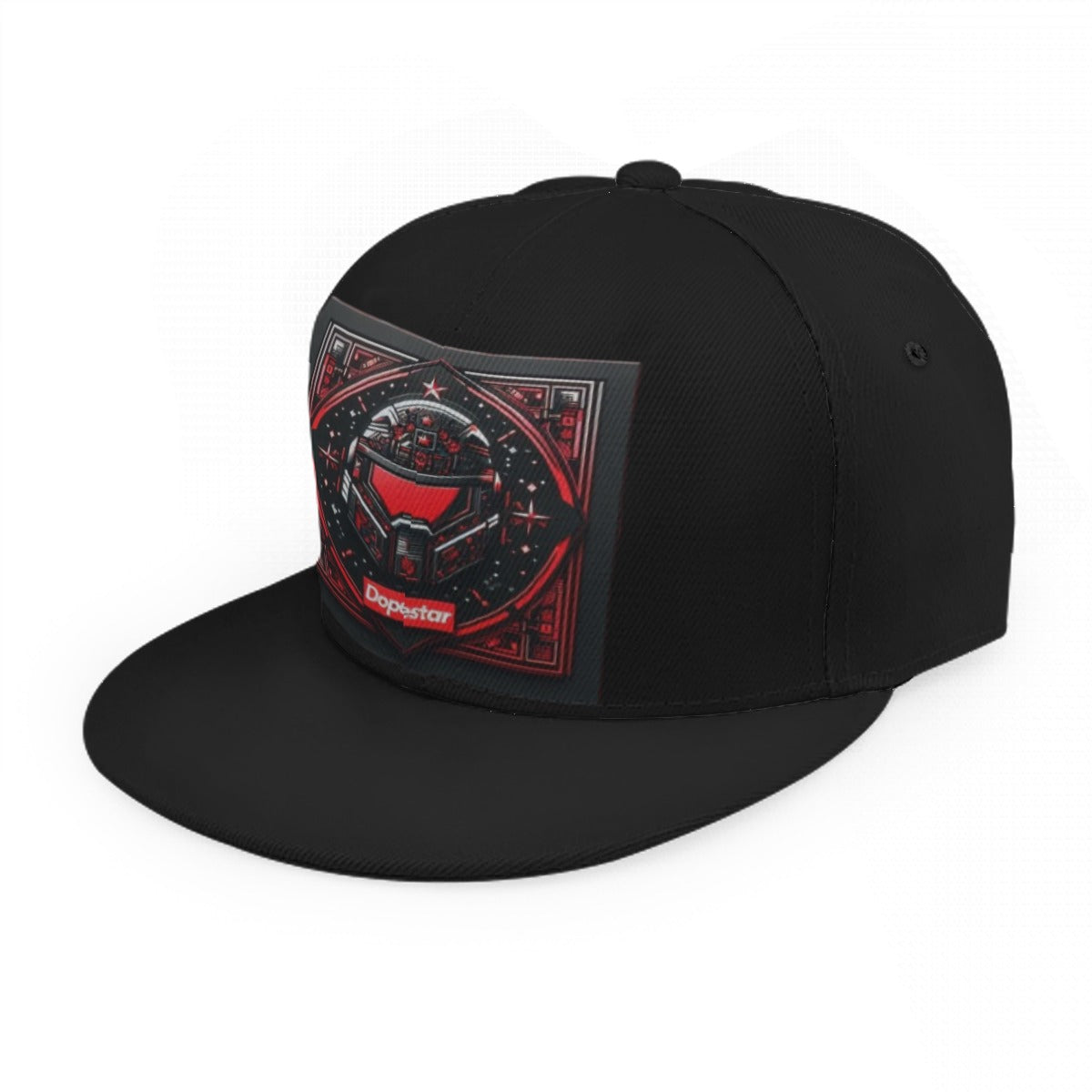 Baseball Cap With Flat Brim