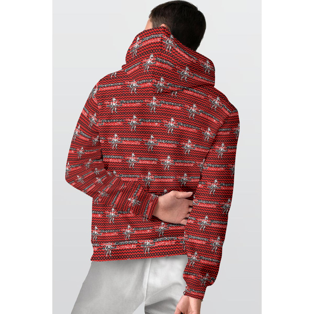All-Over Print Men's Thicken Pullover Hoodie