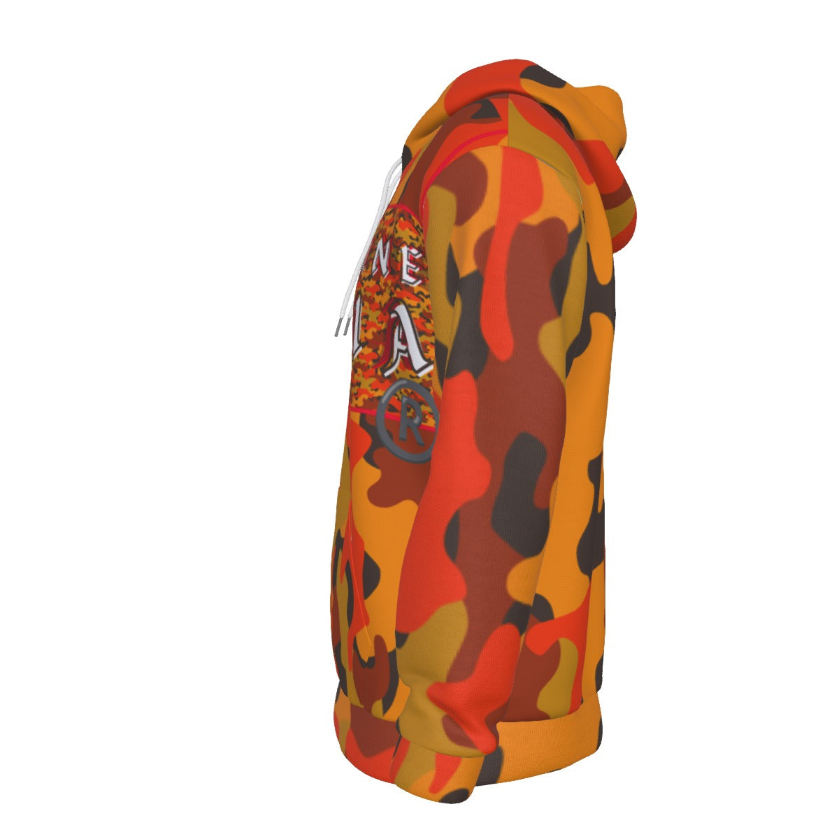 All-Over Print Men's Thicken Pullover Hoodie