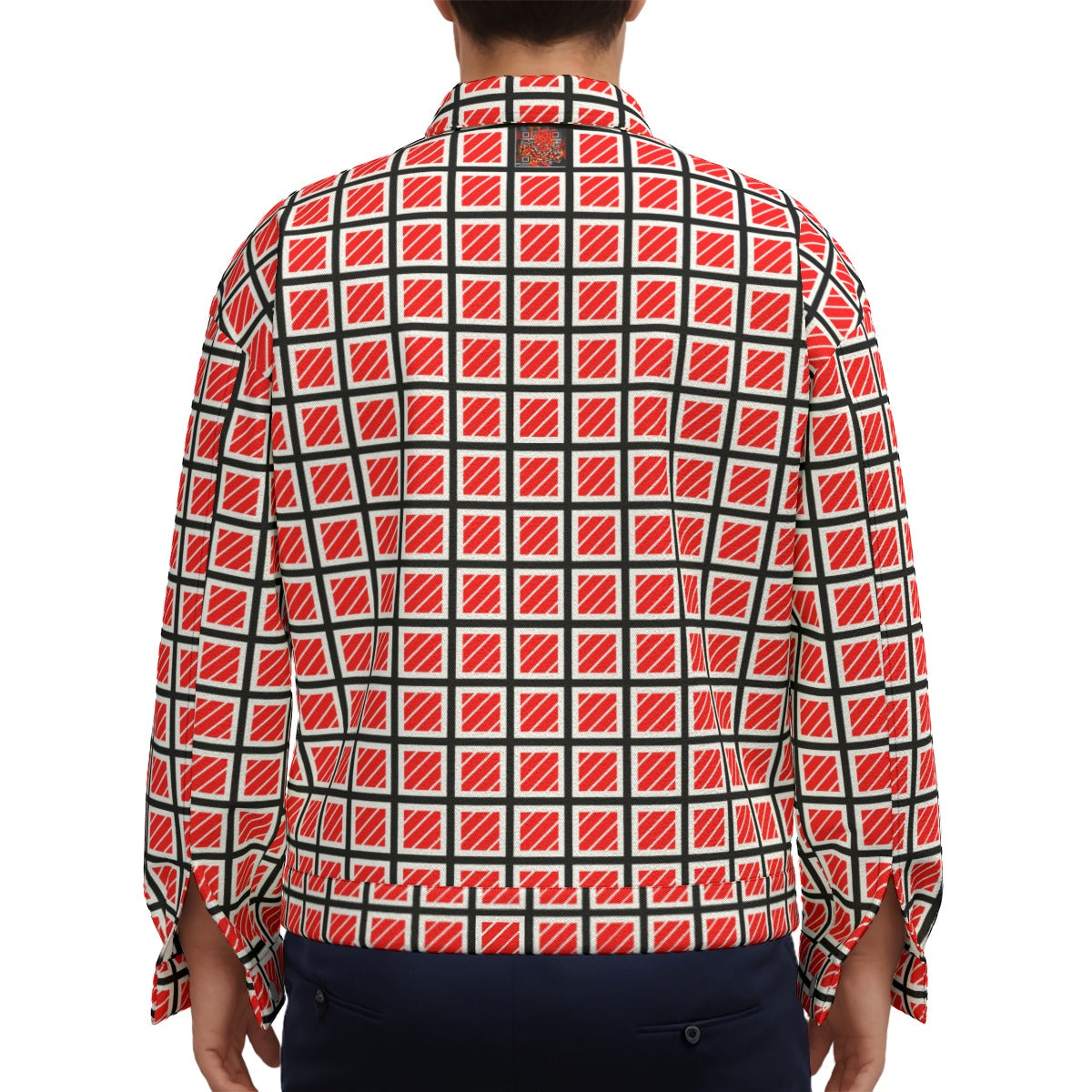 All-Over Print Unisex Lapel Jacket | 245GSM Cotton