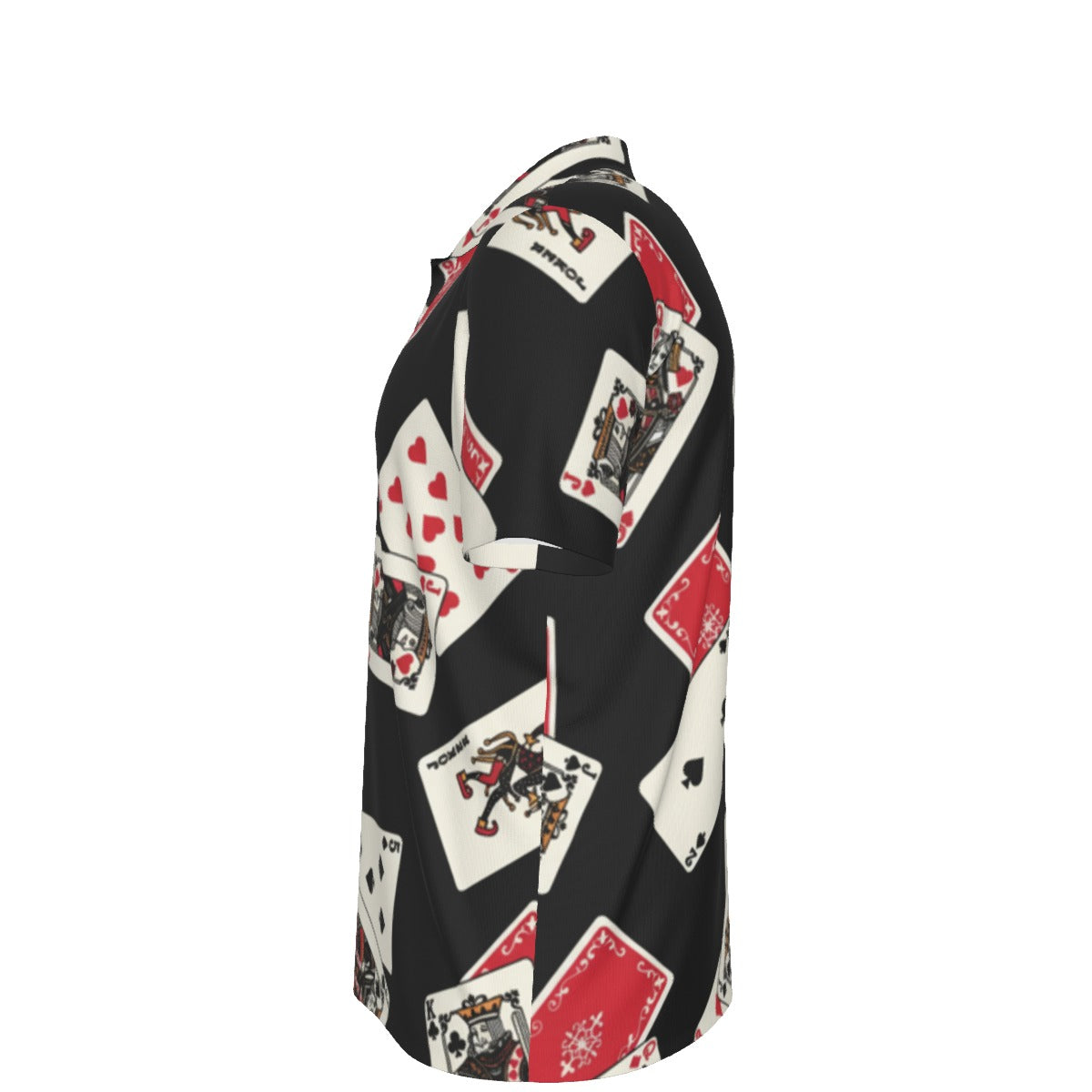 All-Over Print Men's Polo Collar Jersey