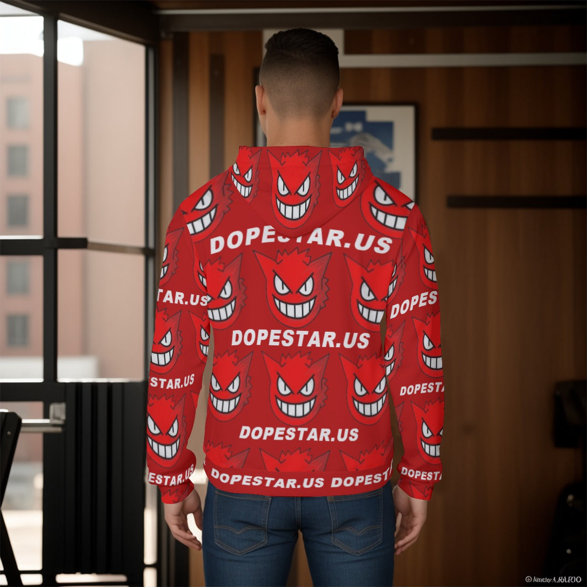 All-Over Print Men's Pullover Hoodie
