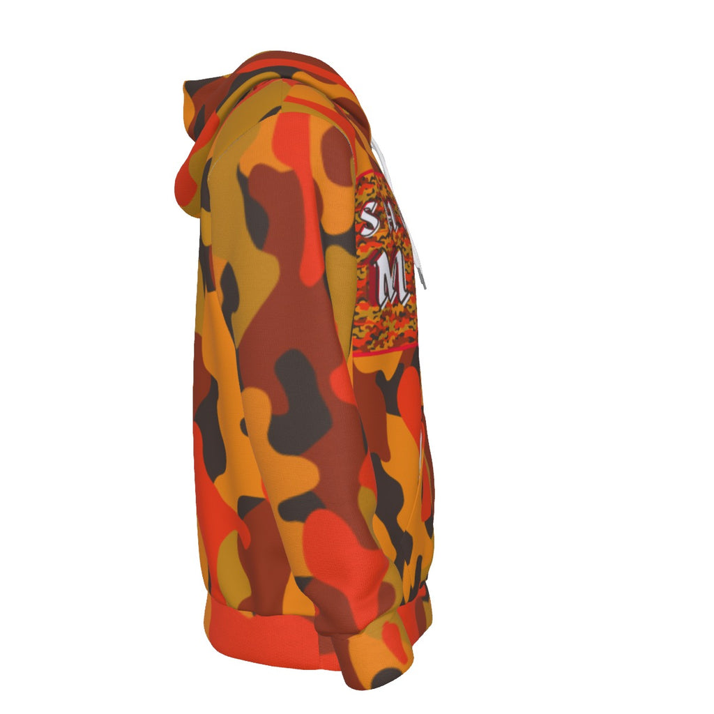 All-Over Print Men's Thicken Pullover Hoodie