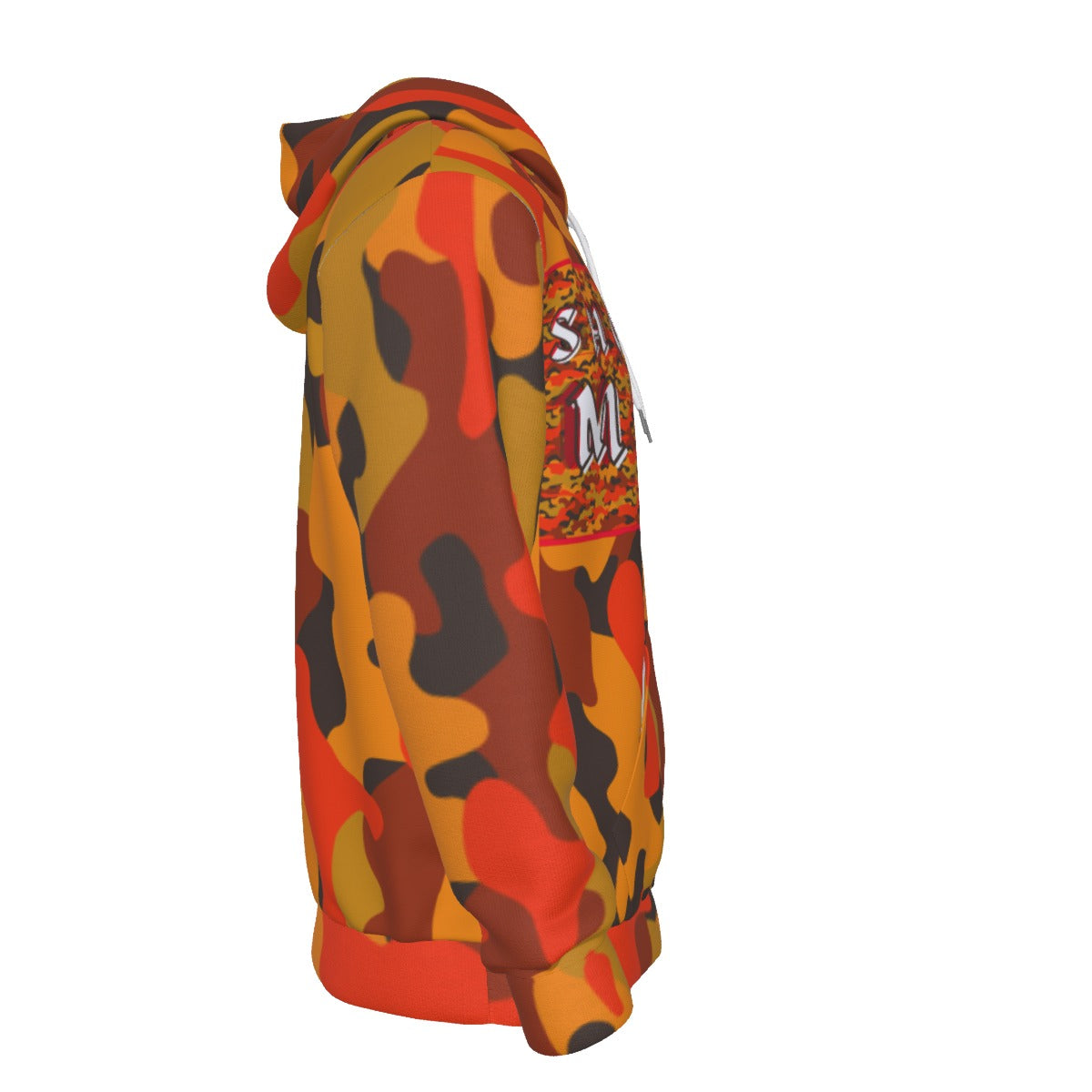 All-Over Print Men's Thicken Pullover Hoodie