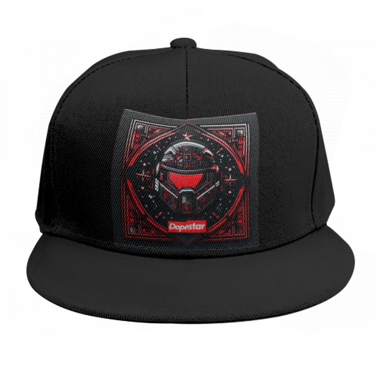 Baseball Cap With Flat Brim