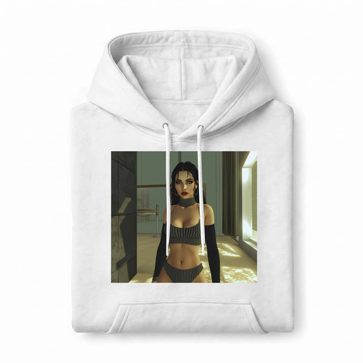 Men's Fleece Hoodie Printed in Canada| 320GSM Double DTF